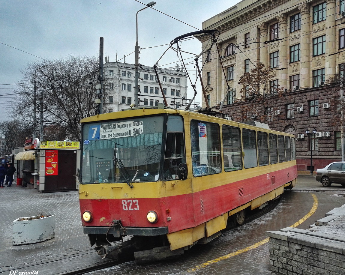 頓河畔羅斯托夫, Tatra T6B5SU # 823