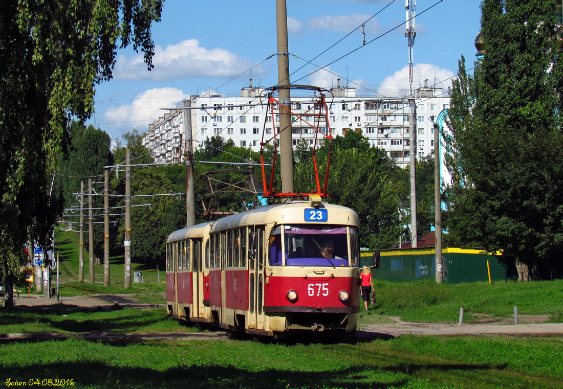 Харков, Tatra T3SU № 675