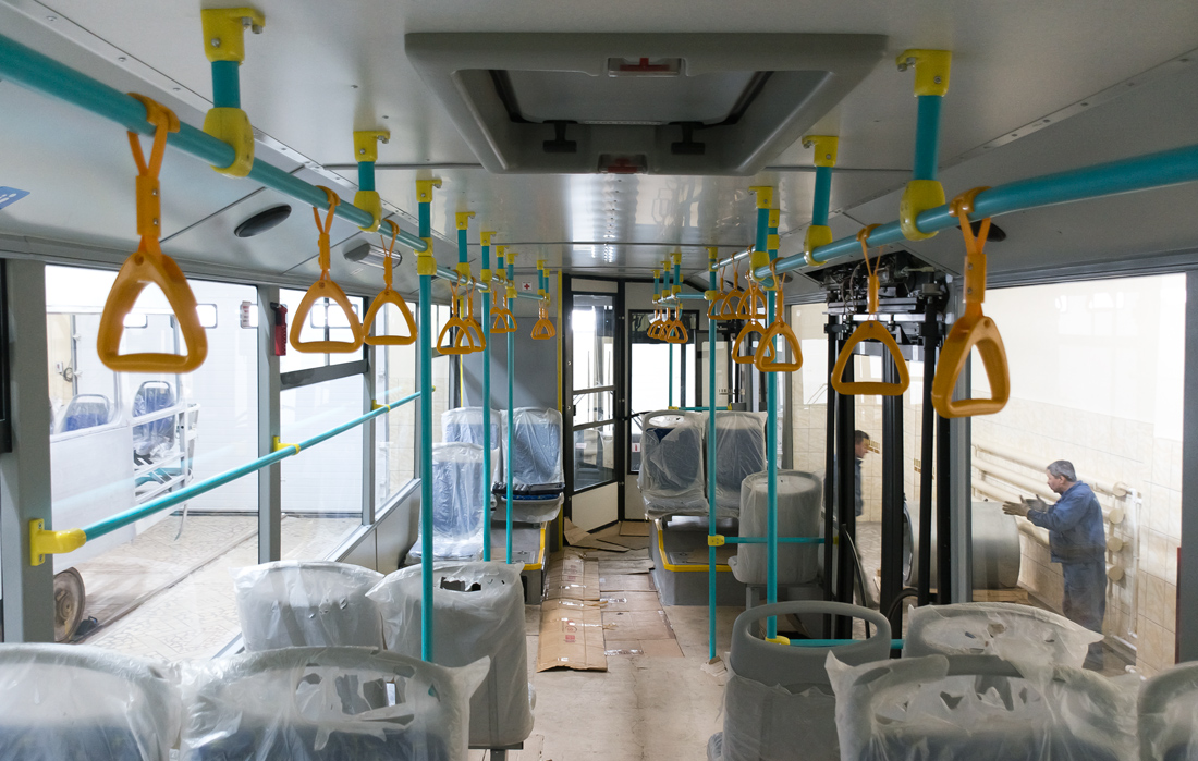 Ufa, UTTZ-6241-20 č. б/н; Ufa — Car interiors; Ufa — The Assembly of trolleybuses UCTS