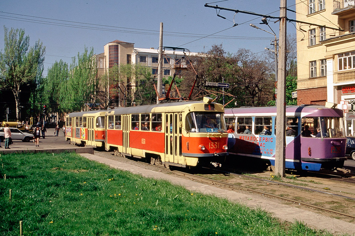 Dnipro, Tatra T3SU # 1331; Dnipro — Old photos: Shots by foreign photographers