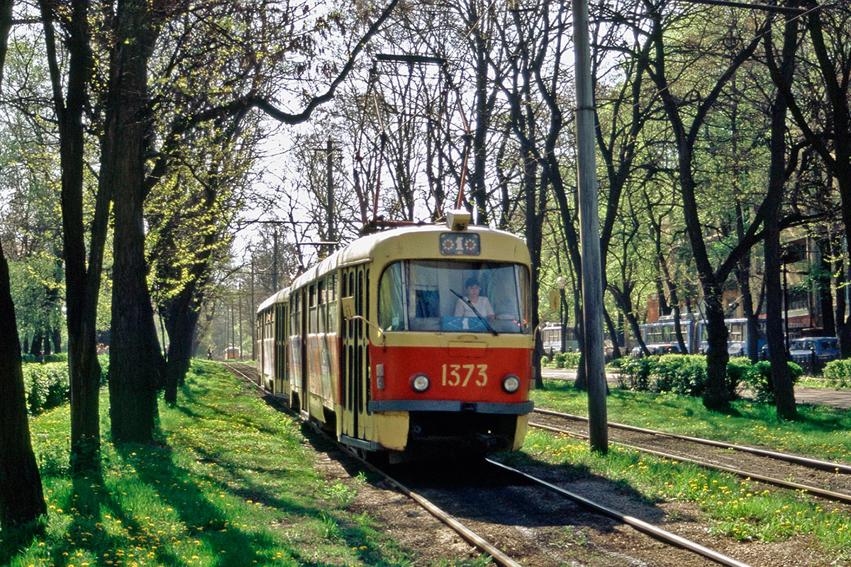 Dnipro, Tatra T3SU # 1373; Dnipro — Old photos: Shots by foreign photographers