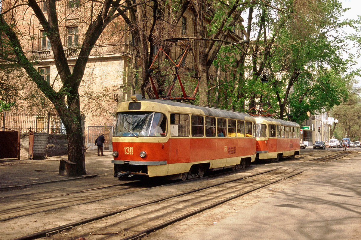 Днепр, Tatra T3SU № 1311; Днепр — Исторические фотографии: Серии иностранных авторов