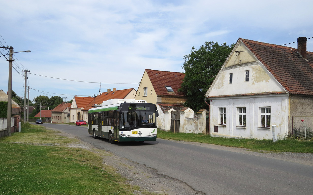 Пльзень, Škoda 26Tr Solaris III № 551; Пльзень — Троллейбусная линия без контактной сети на Летков