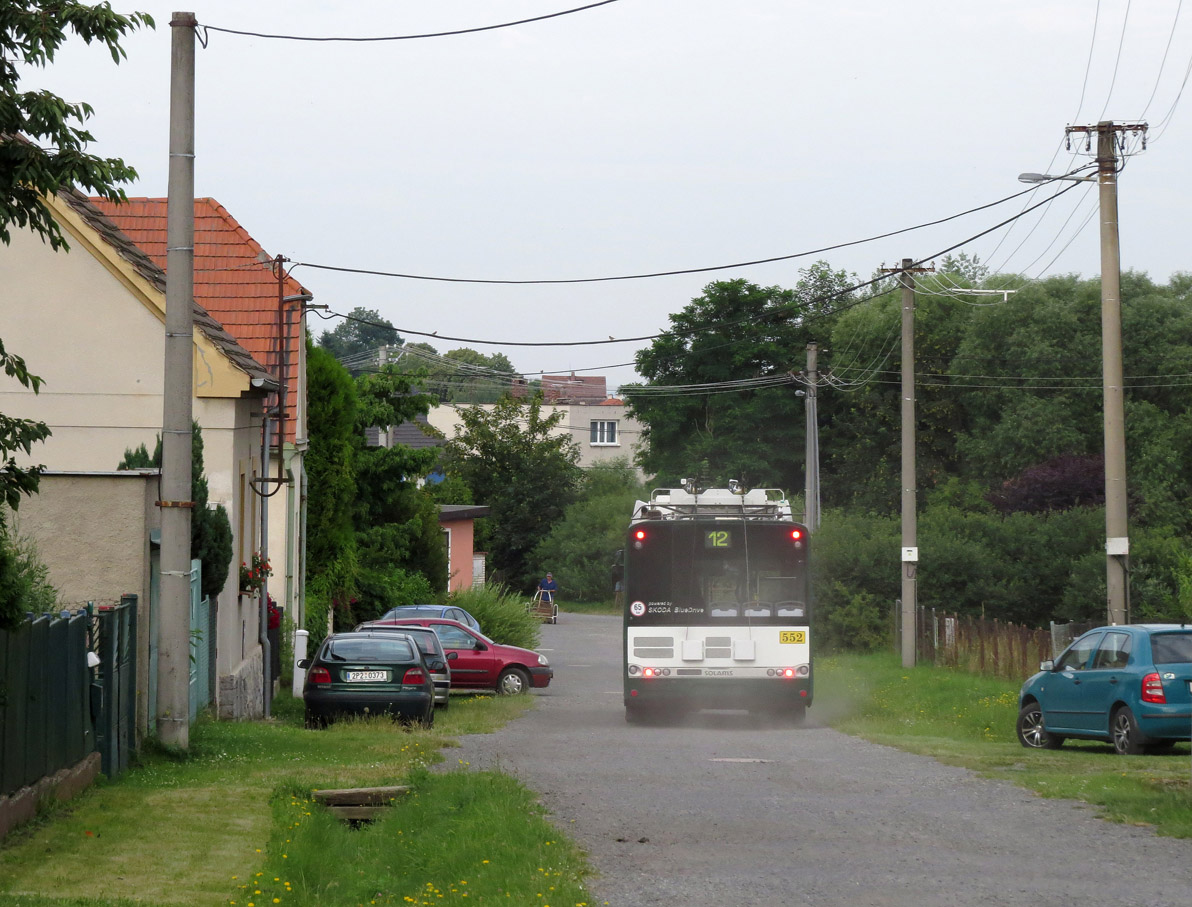 Пльзень — Троллейбусная линия без контактной сети на Летков