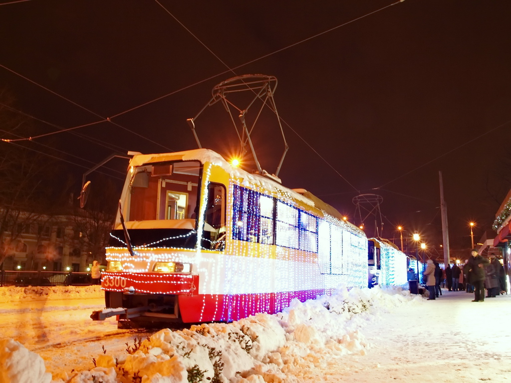 Одесса, T3 КВП Од № 3300; Одесса — Новогодний электротранспорт
