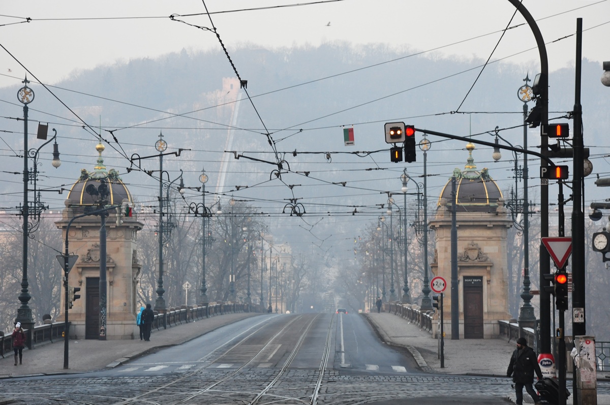 Prague — Tram Lines and Infrastructure
