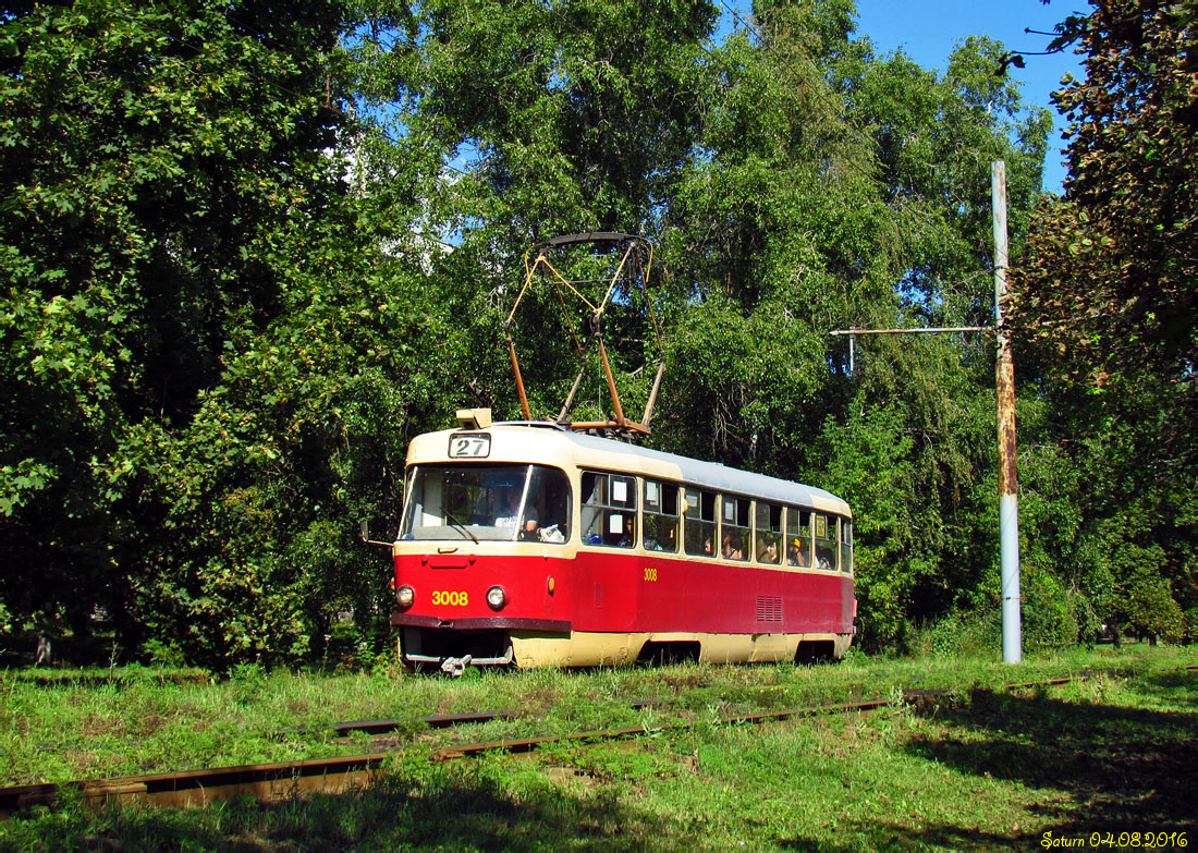 Kharkiv, Tatra T3SU N°. 3008