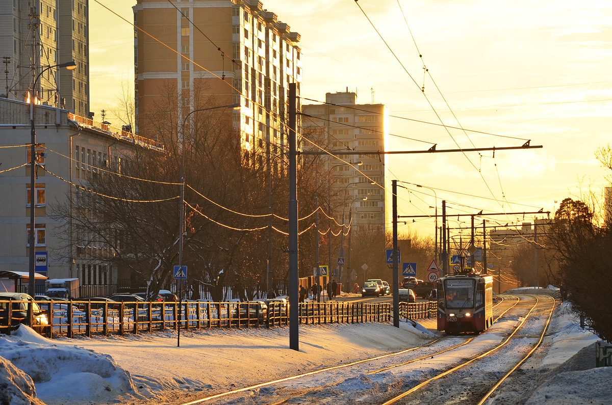 Moskau — Tram lines: Eastern Administrative District