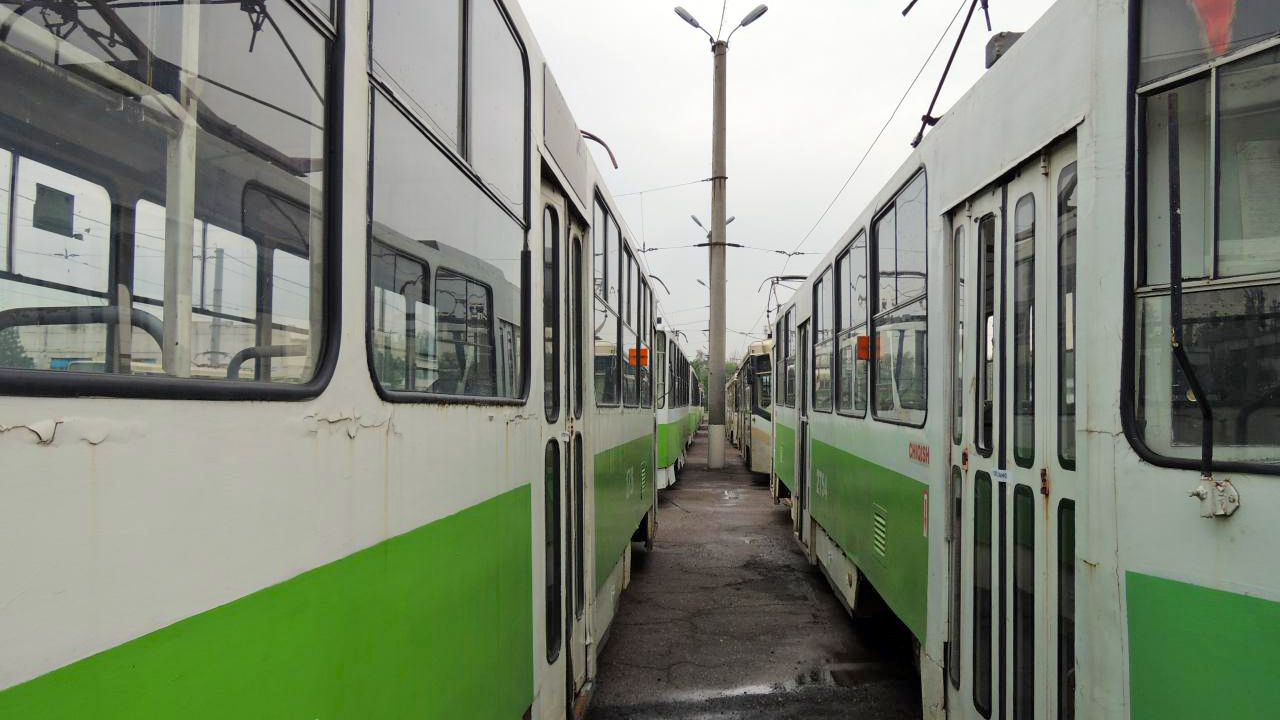 Taškent, Tatra T6B5SU č. 2753; Taškent, Tatra T6B5SU č. 2754; Taškent — Miscellaneous photos