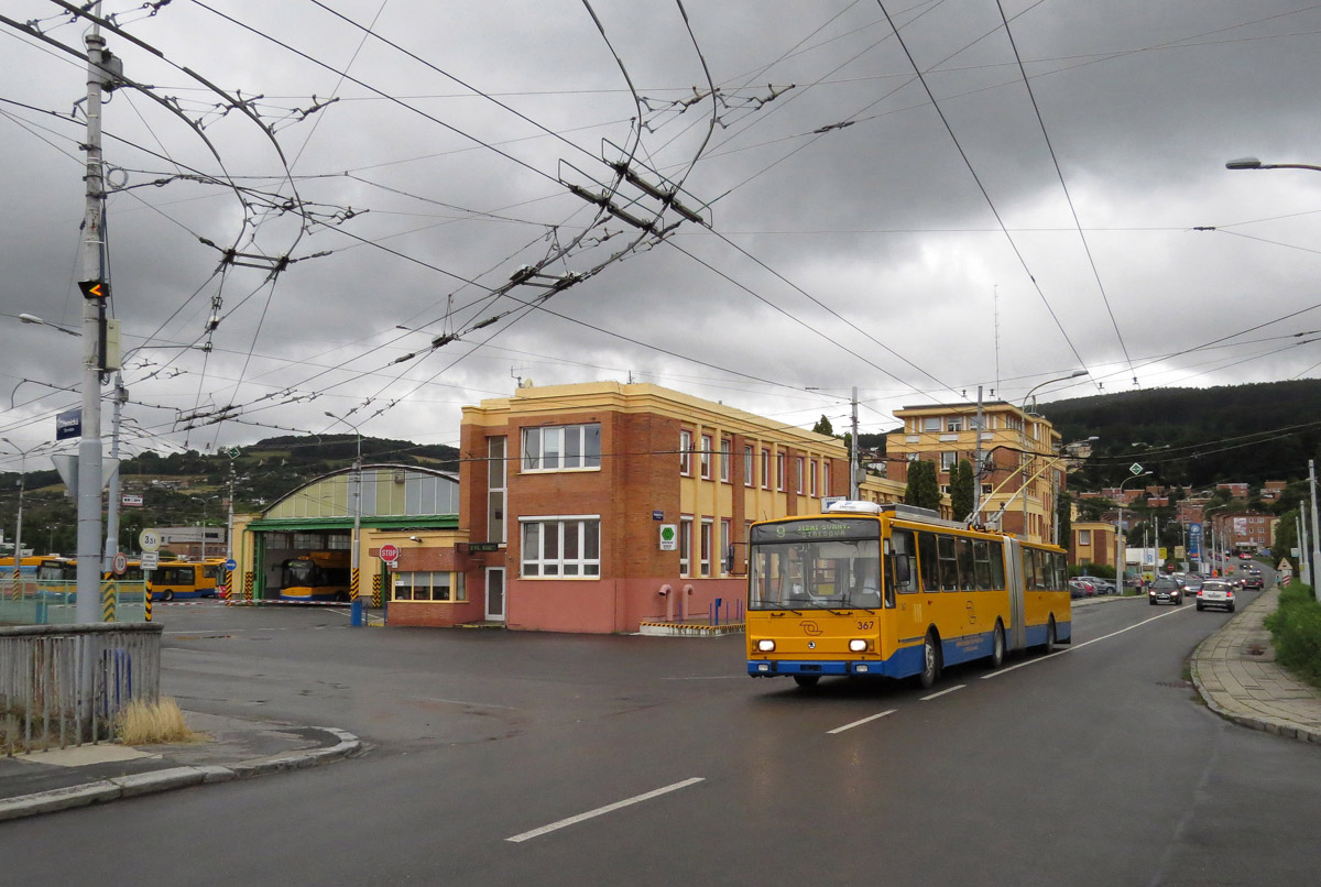 Злин, Škoda 15Tr13/6M № 367; Злин — Троллейбусные линии и инфраструктура