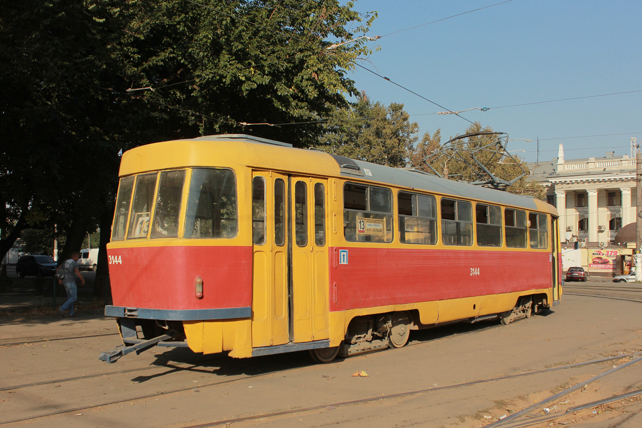 Одесса, Tatra T3SU (двухдверная) № 3144