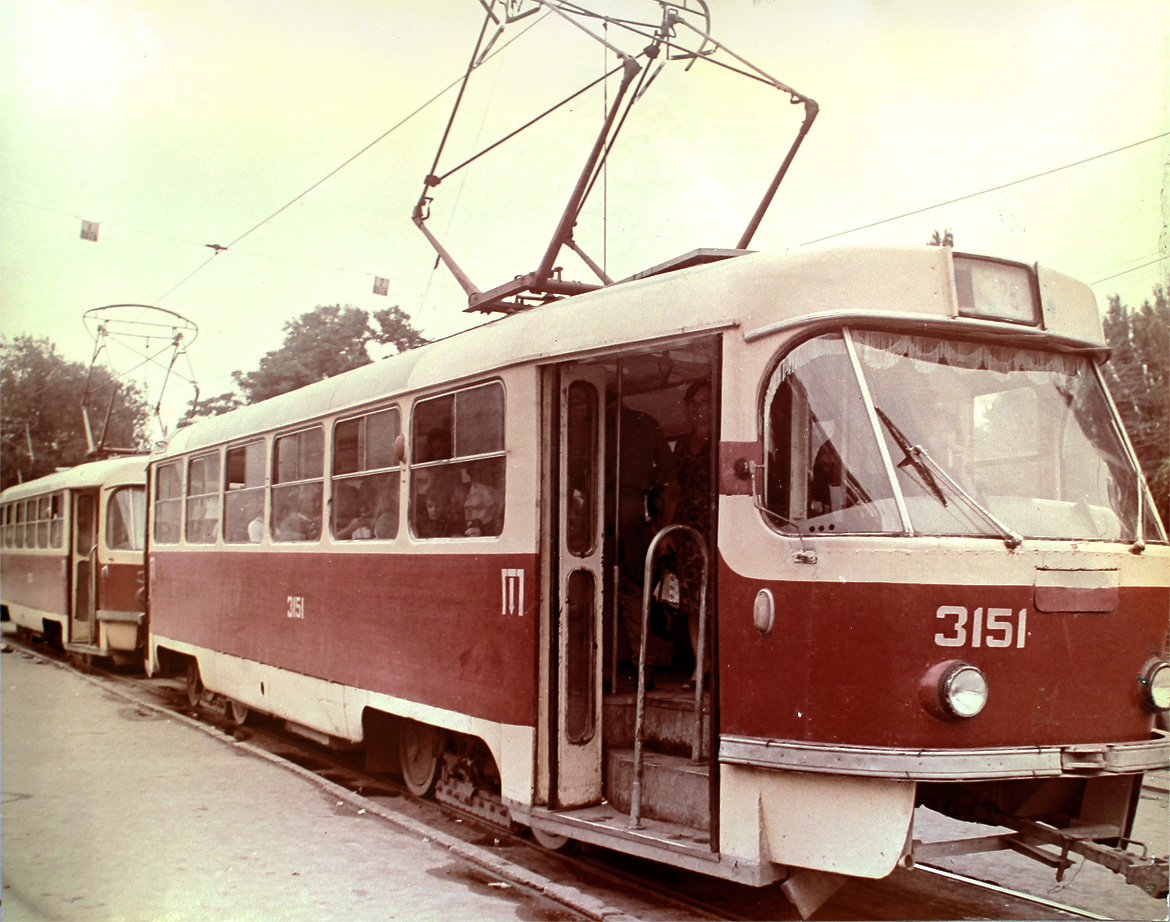 Одесса, Tatra T3SU (двухдверная) № 3151; Одесса — Исторические фотографии: трамвай