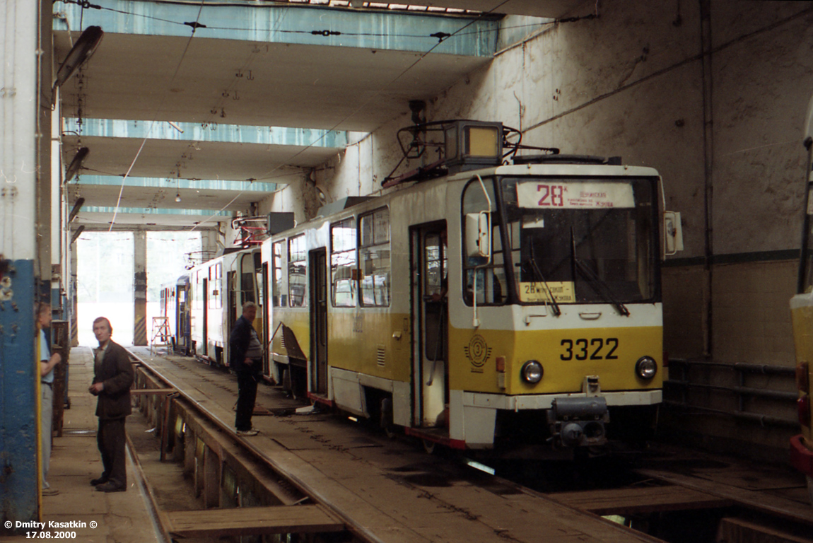 Москва, Tatra T7B5 № 3322