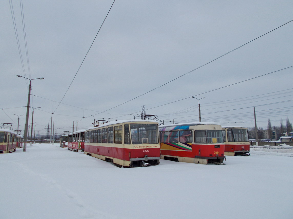 Курск, Tatra T6B5SU № 066; Курск — Территория Восточного трамвайного депо