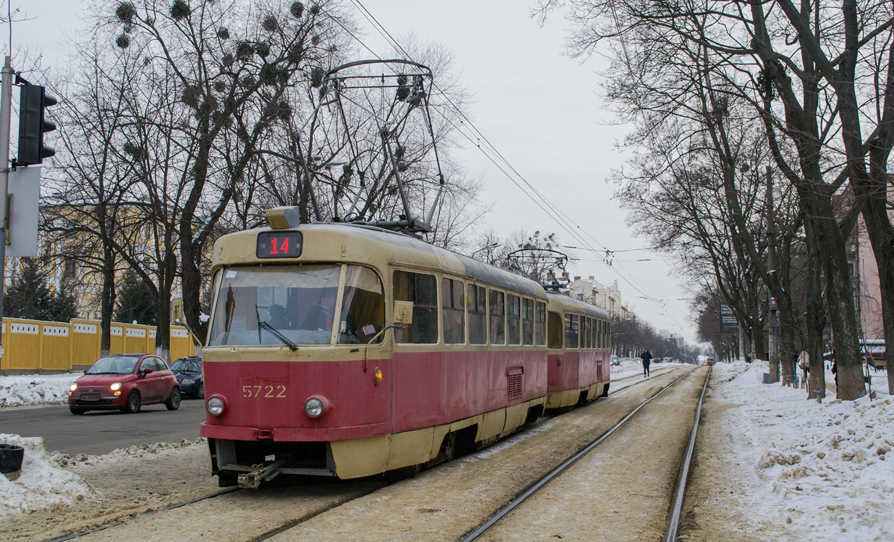 Kyiv, Tatra T3SU № 5722