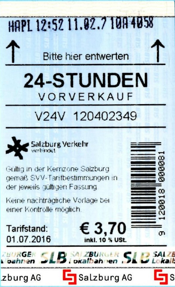 Salzburg — Tickets