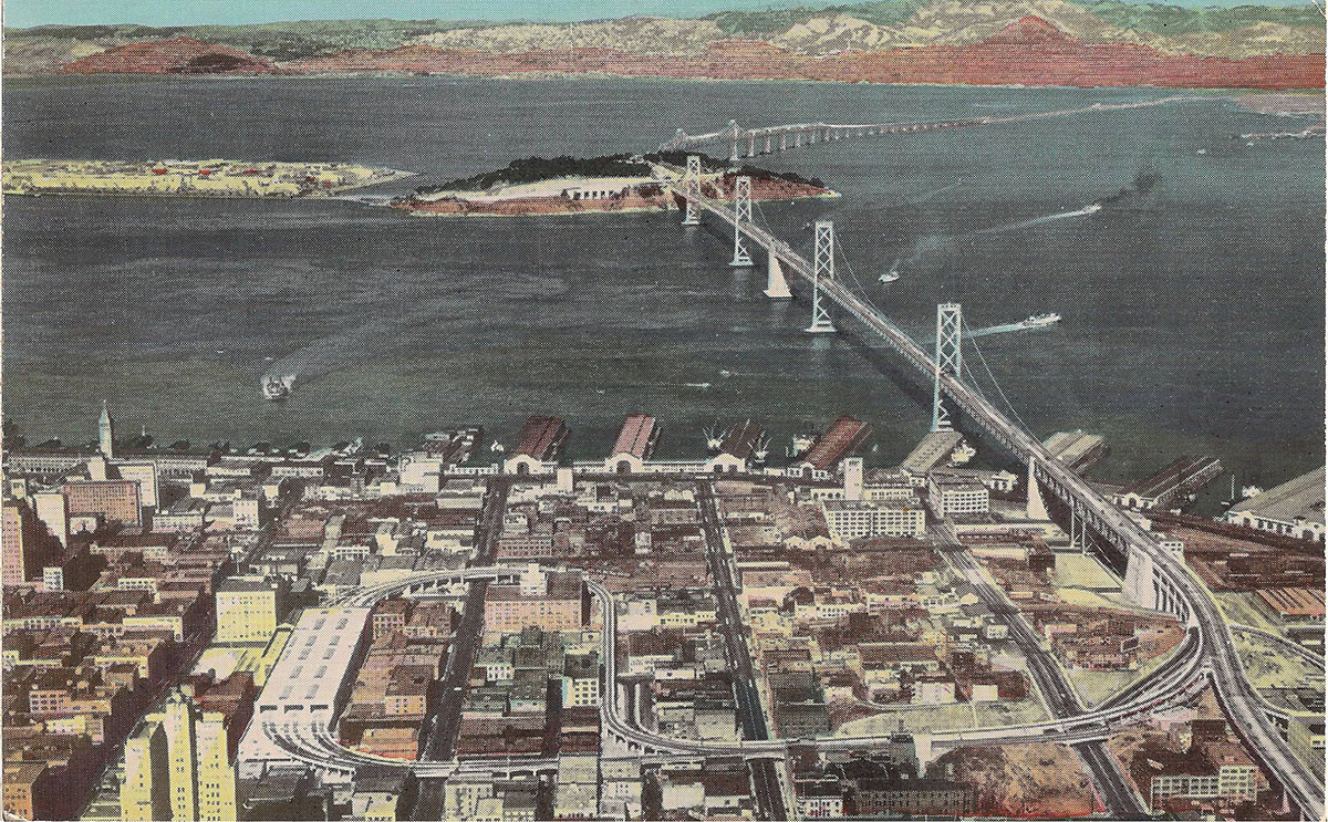 Сан-Франциско, область залива — Key System Transit Company (Bridge Service); Сан-Франциско, область залива — Старые фотографии и открытки