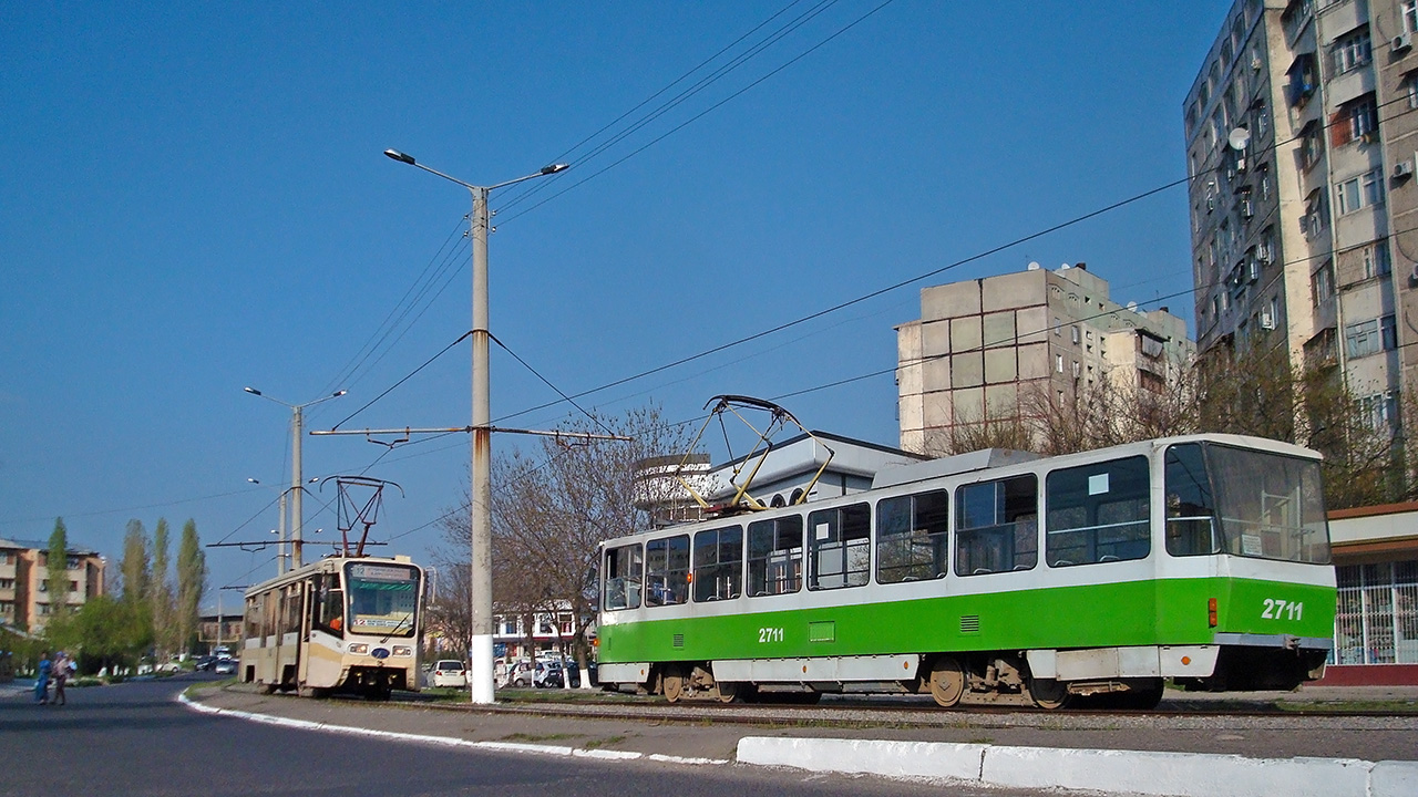 Ташкент, Tatra T6B5SU № 2711; Ташкент, 71-619КТ № 3102