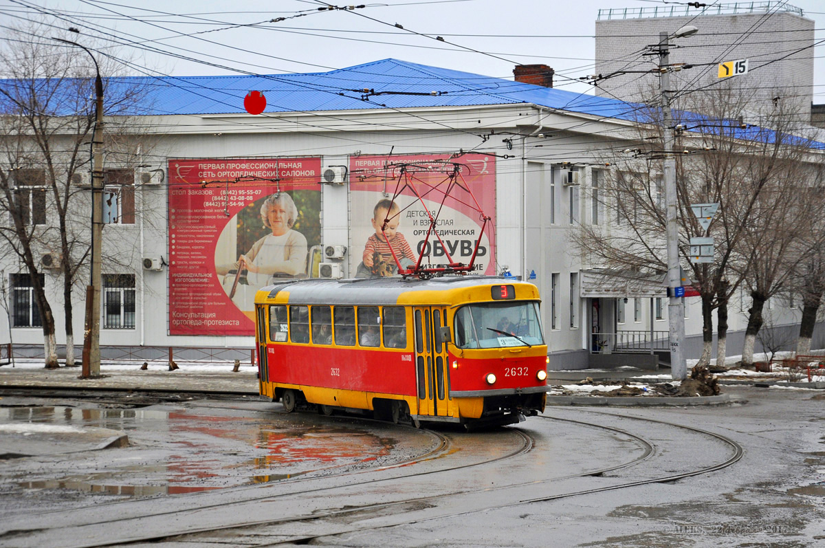 Volgograd, Tatra T3SU (2-door) č. 2632