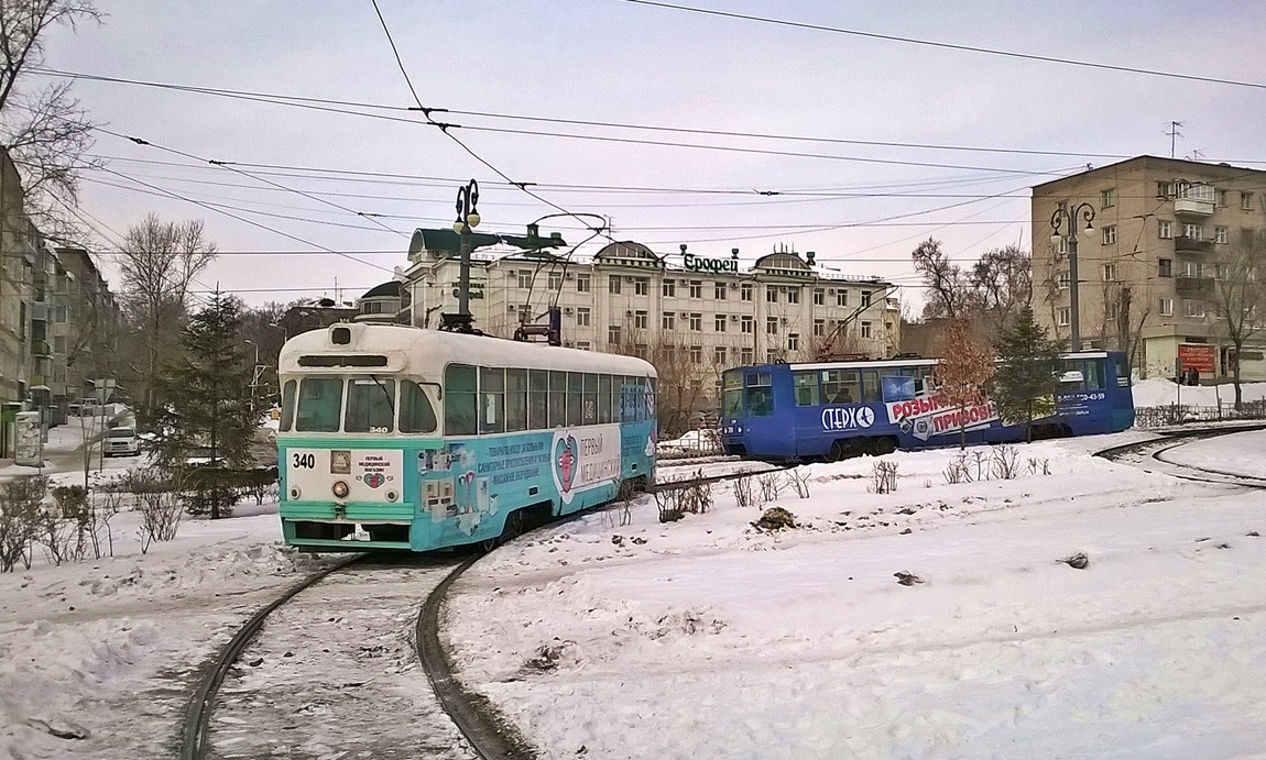 Khabarovsk, RVZ-6M2 # 340; Khabarovsk, 71-608K # 310
