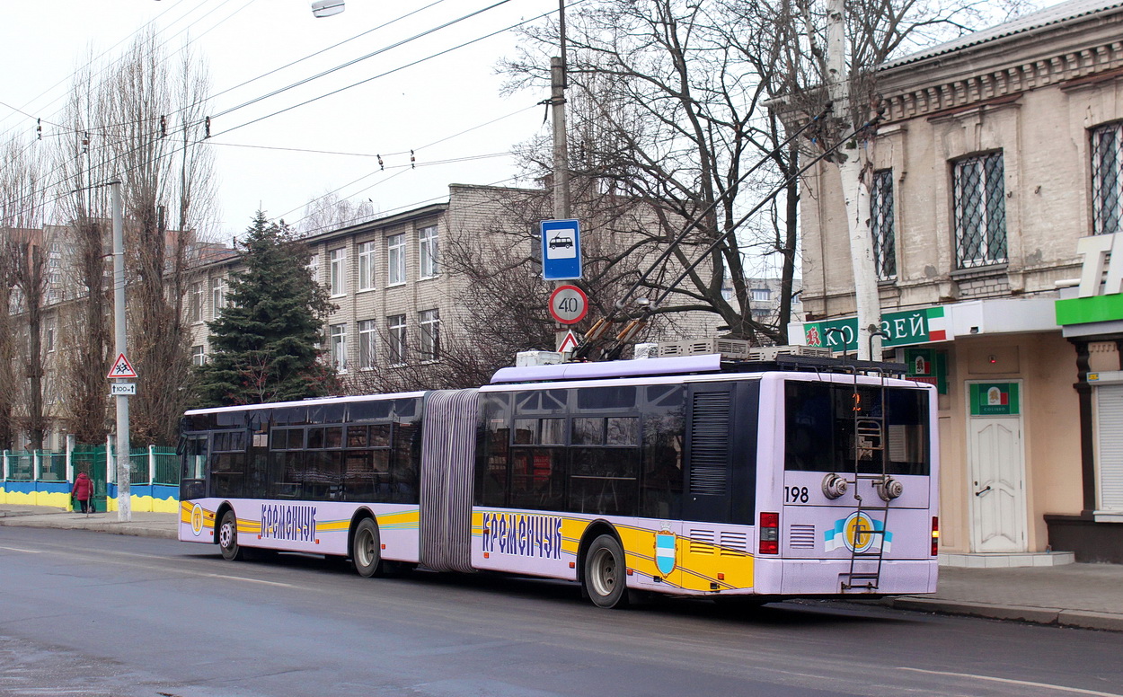 Кременчуг, ЛАЗ E301A1 № 198