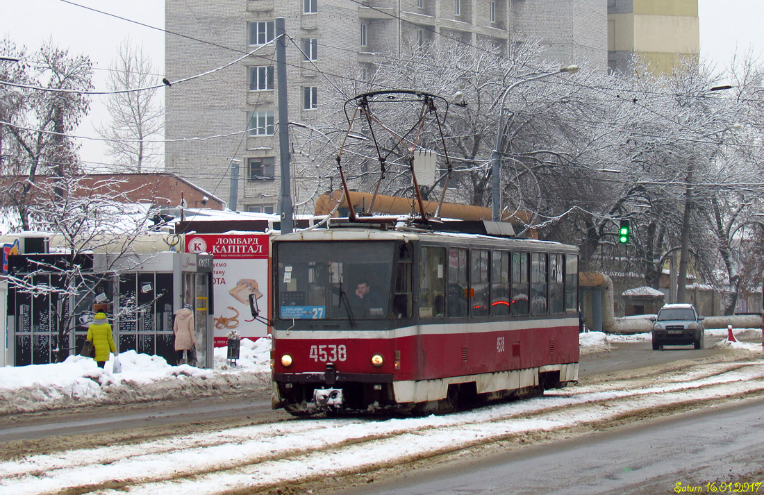 Харков, Tatra T6B5SU № 4538