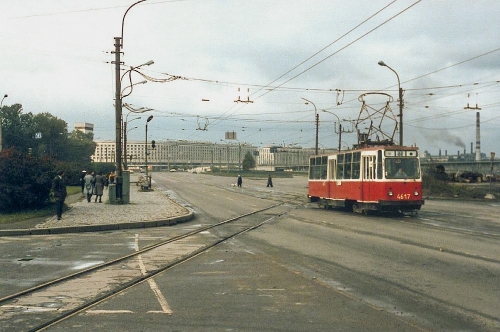 Санкт-Пецярбург, ЛМ-68М № 4617; Санкт-Пецярбург — Исторические фотографии трамвайных вагонов