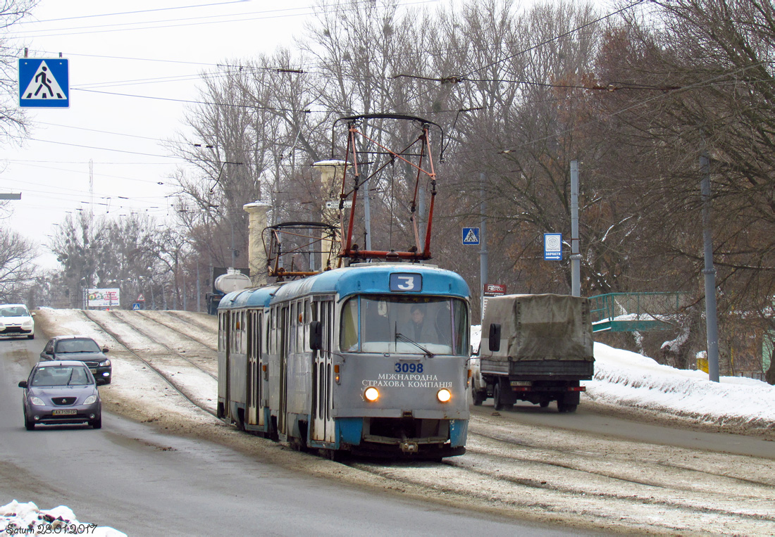 Harkiva, Tatra T3SU № 3098