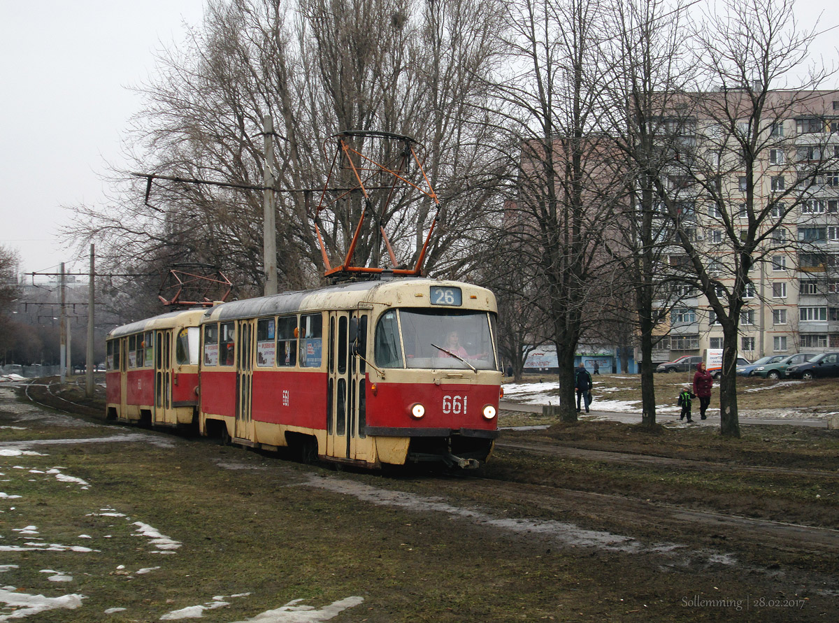 Харьков, Tatra T3SU № 661
