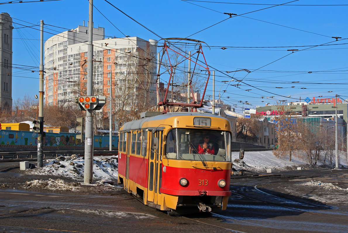 Yekaterinburg, Tatra T3SU # 313