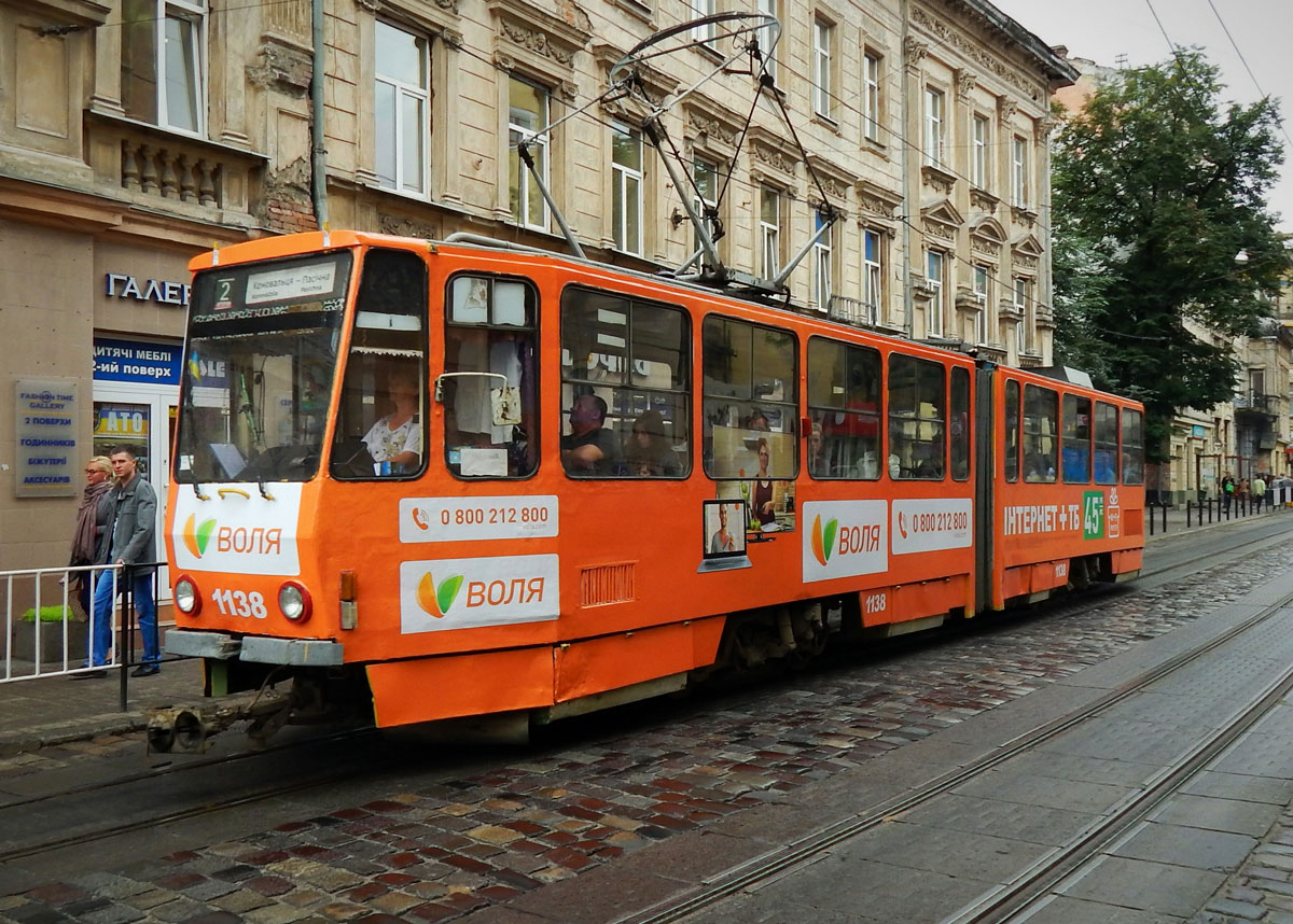 Lviv, Tatra KT4SU nr. 1138