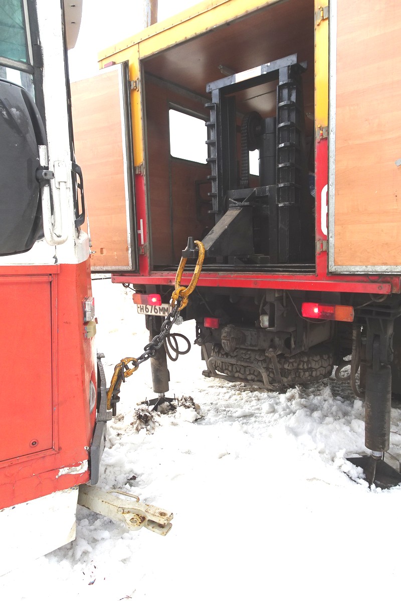 Yaroslavl — 04.03.2017. Derailment of tram vagon #71