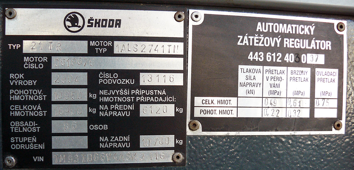Pardubice, Škoda 21Tr # 398