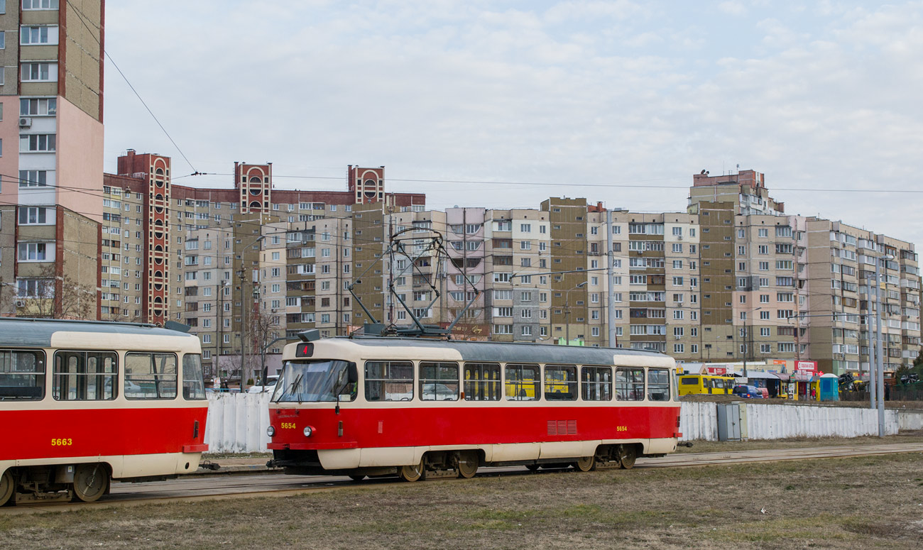 Киев, Tatra T3SUCS № 5654