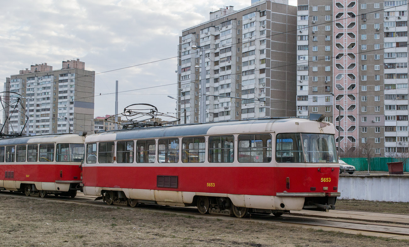 Киев, Tatra T3 № 5653