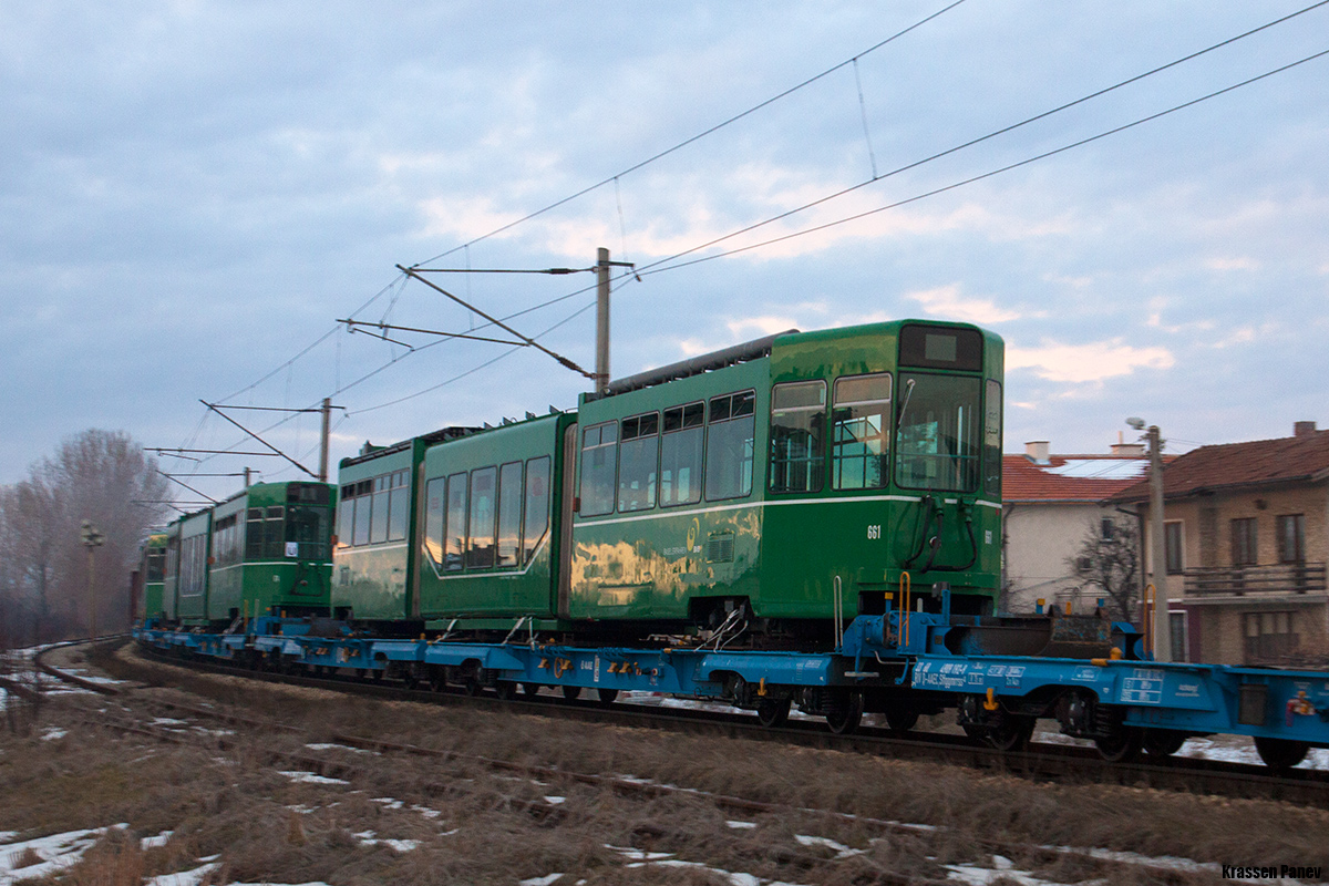 Sofia, Schindler/Siemens Be 4/6 S nr. 661; Sofia — Delivery 28 trams Be 4/6 S Schindler/Siemens — 2017