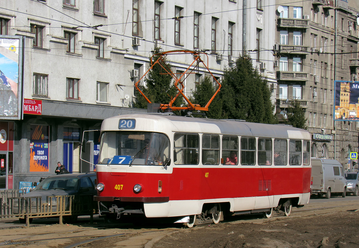 Харьков, Tatra T3SUCS № 407