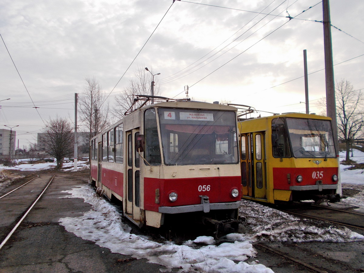 Курск, Tatra T6B5SU № 056; Курск, Tatra T6B5SU № 035