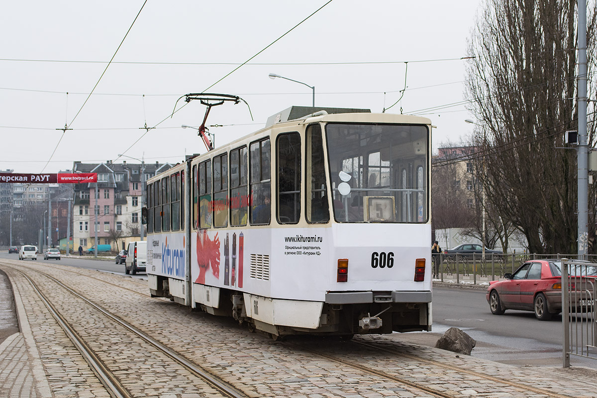 Калининград, Tatra KT4D № 606