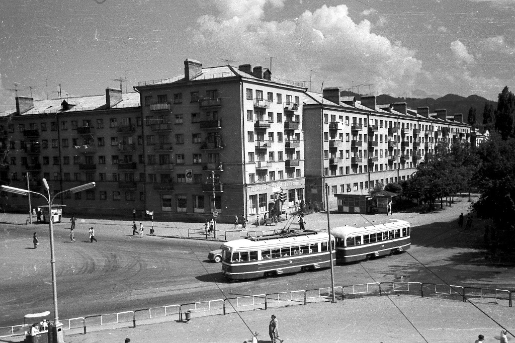 Vladikavkaz — Old photos and post-cards — 2; Vladikavkaz — Shaldon tram line