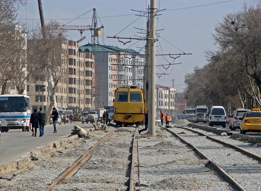 Самарканд — Строительство трамвайной линии