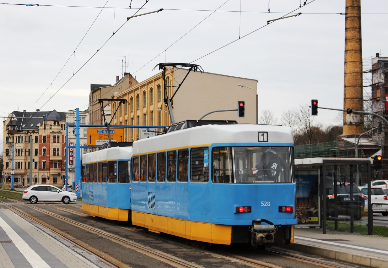 Chemnitz, Tatra T3DM № 528