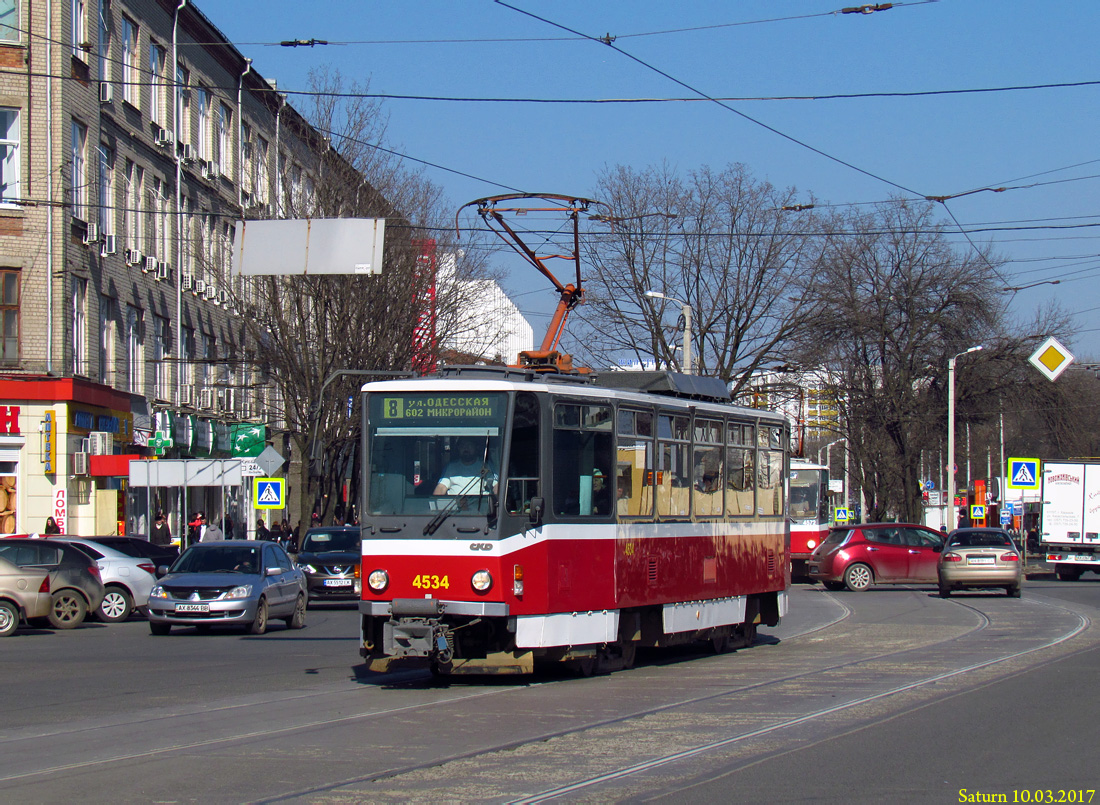 Харьков, Tatra T6A5 № 4534