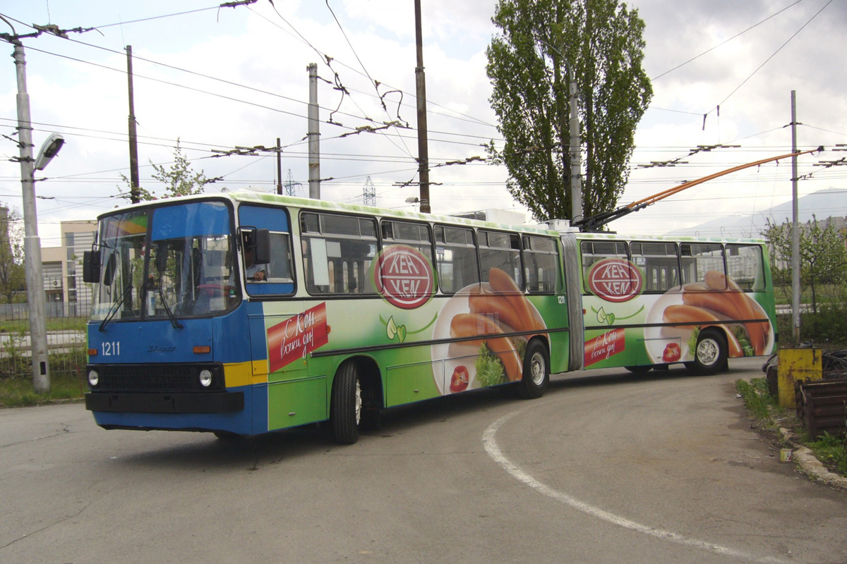 София, Ikarus 280.92 № 1211; София — Исторически снимки — Тролейбуси (1990–2010)