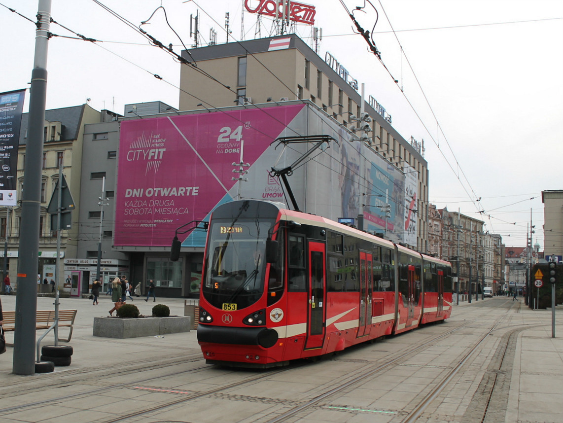 Сілезскія трамваі, Modertrans Moderus Beta MF 16 AC BD № 853