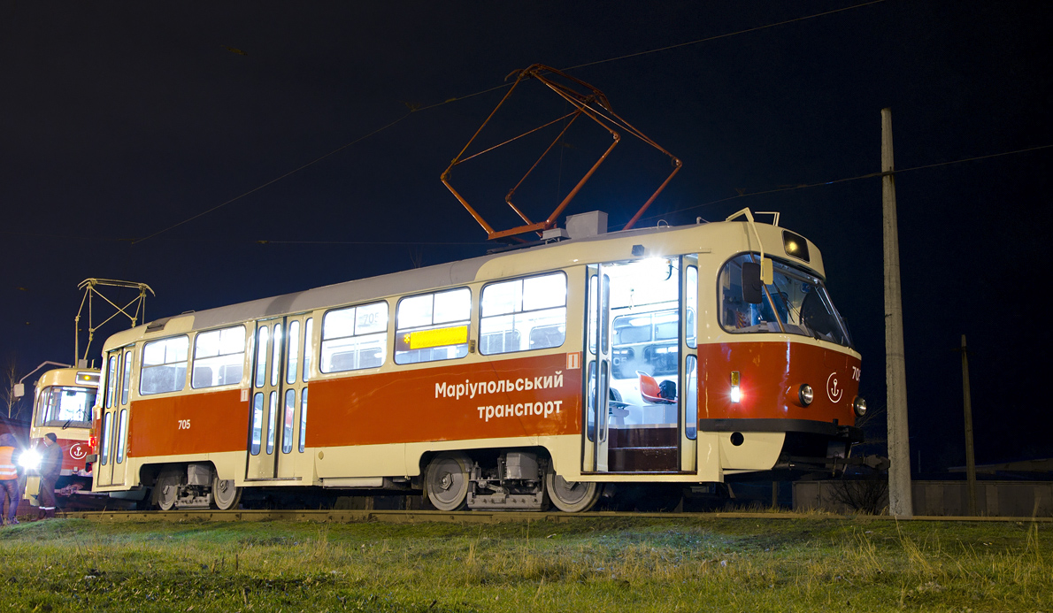 Mariupol, Tatra T3SUCS # 705