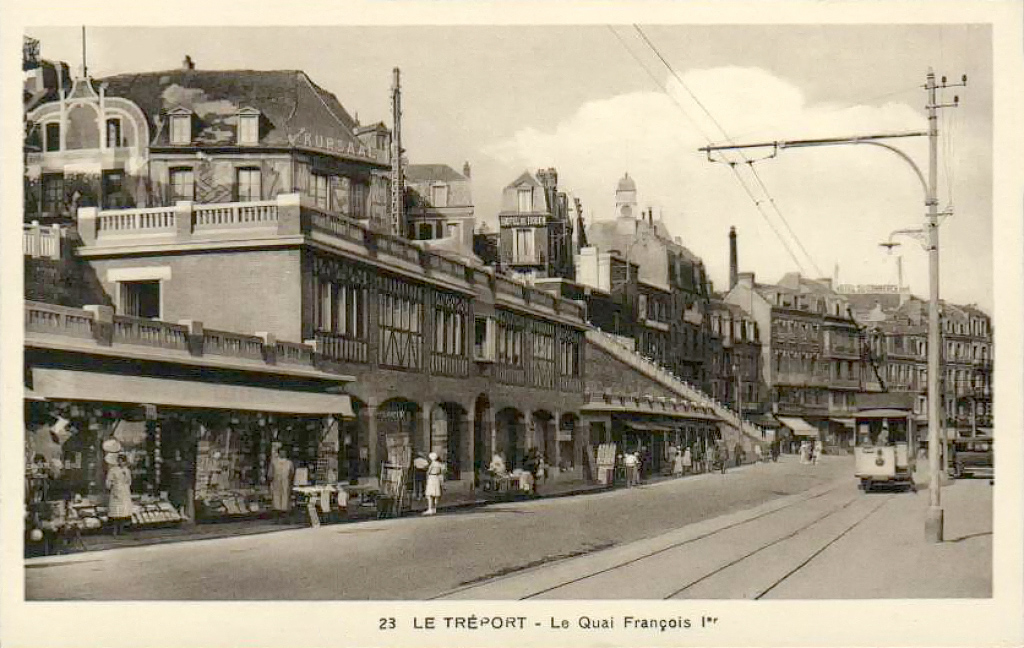 Ле Трепор — Tramway d'Eu-Le Tréport-Mers — Старые фотографии