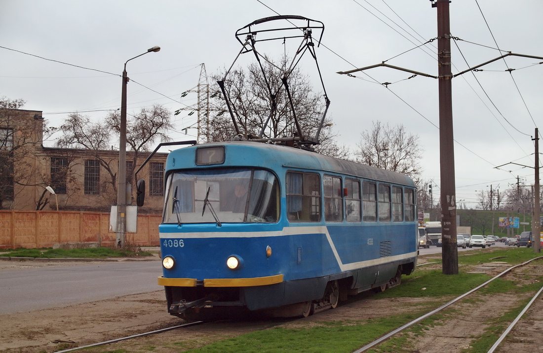 Odessa, Tatra T3R.P # 4086