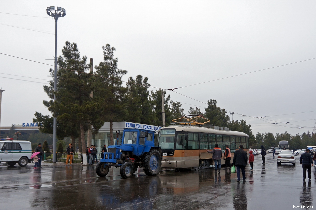 Самарканд, Vario LF.S № 3207; Самарканд — Строительство трамвайной линии