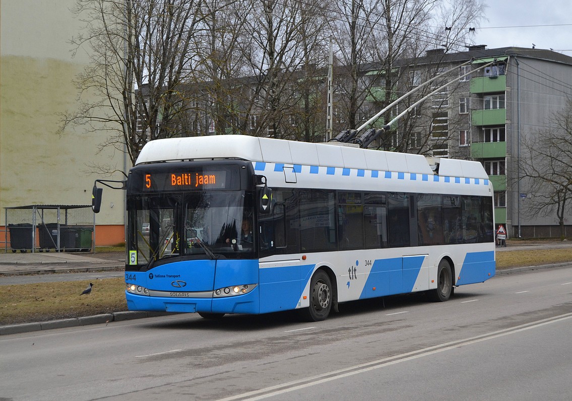 Tallinn, Solaris Trollino III 12 AC № 344
